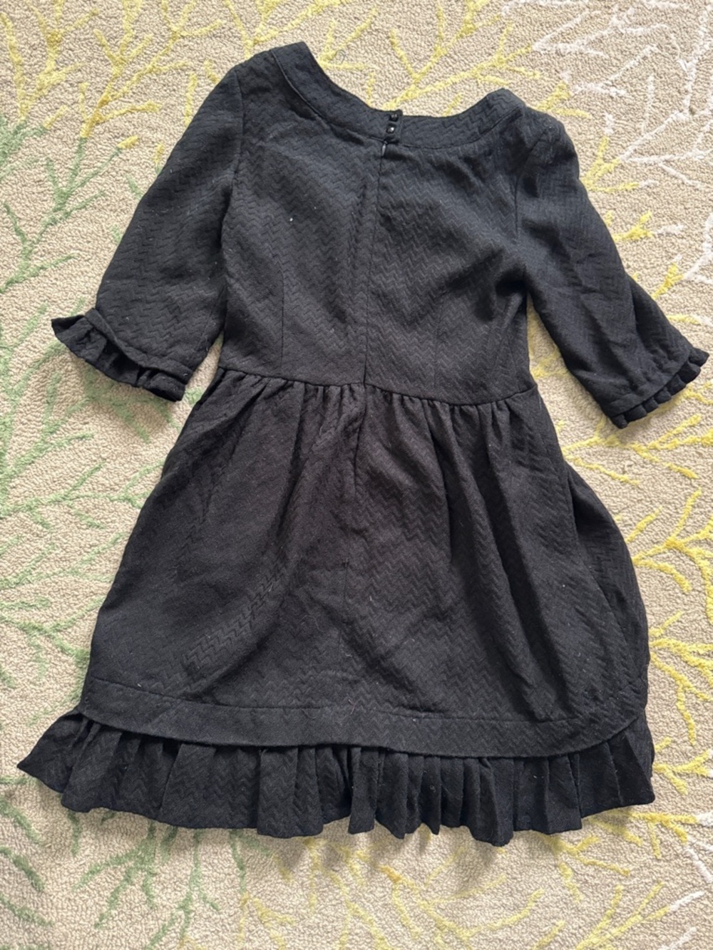 Tulle wool blend witchy Gothic short crimson lined dress m - Picture 6 of 8